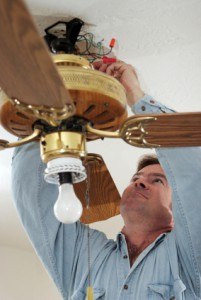 Baton Rouge ceiling fan installation