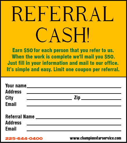 Referral online special Baton Rouge electrical service discount