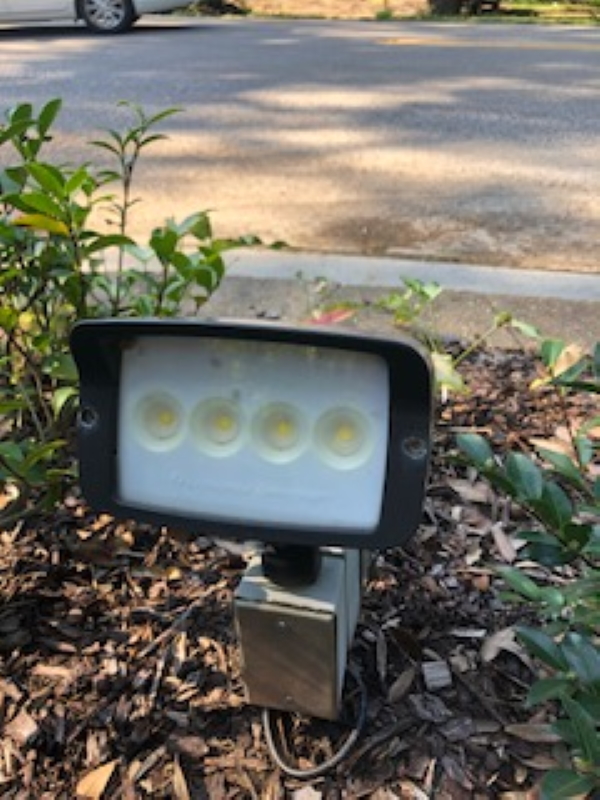 Flood Light Replacement for Subdivision Sign in Baton Rouge, LA