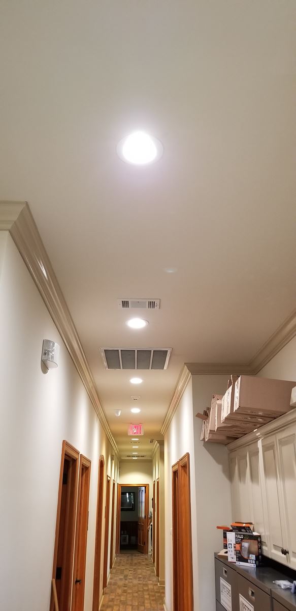 Commercial Fluorescent Lighting Replaced with LED Lighting in Baton Rouge, LA